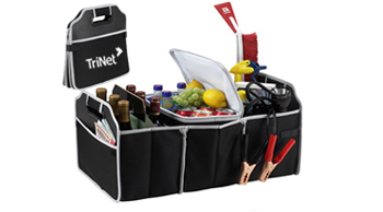 Collapsible Trunk Organizer with 21 Can Cooler